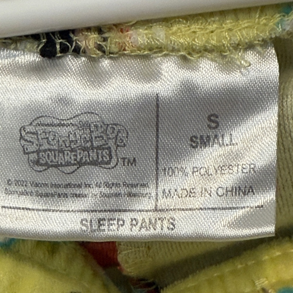 Yellow SpongeBob Christmas Pajama Pants - Picture 2 of 4